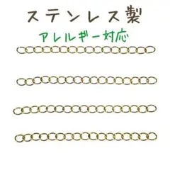 10本 304ステンレス アジャスター ゴールド