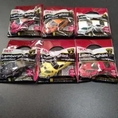 ランボルギーニ ダイキャスト製プルバックカー 6種