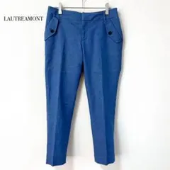 ロートレアモン テーパードパンツ 【M】 ブルー カジュアル ポケットデザイン