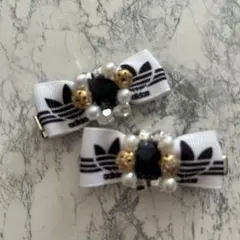 adidas リボン型ヘアアクセサリー