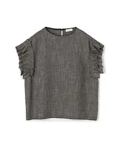 tomorrowland Bellsey カラミ フリルスリーブブラウス