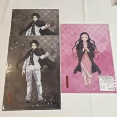 鬼滅の刃 アニプレックスオンラインくじ クリアファイル 竈門炭治郎 鬼舞辻無惨