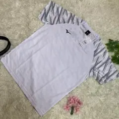 新品未使用　MIZUNO ミズノ　半袖Tシャツ　スポーツ　ホワイト　ロゴ　XL
