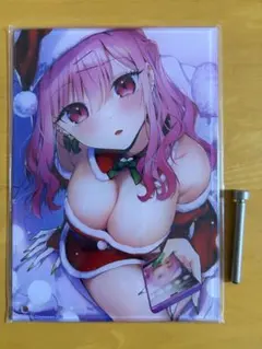 鈴木莉音 サンタver. ミニアクリルアート ギャルゲーマーに褒められたい