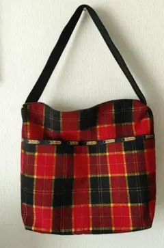 LeSportsac チェック柄 トートバッグ