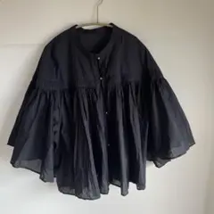 KEITH】キース ピンタック シフォンブラウス プルオーバーシャツ 40 