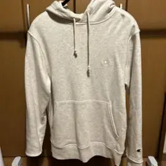 Champion フード付きパーカー Mサイズ ライトグレー