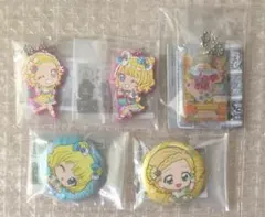 アイカツ プリパラ でふぉラバ 缶バッジ アクリルチャーム 新条ひなき 南みれぃ