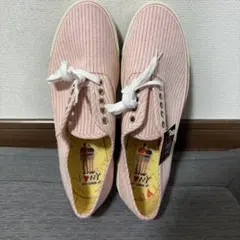 【新品未使用】世界長＊デッキシューズ＊ピンク＊27cm＊ヴィンテージのサムネイル