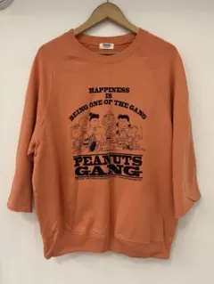 PEANUTS ヴィンテージデザイン スウェット L