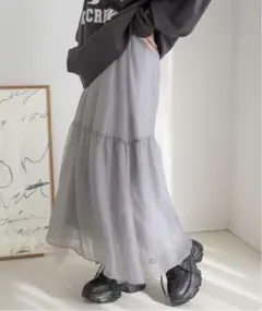 LOWRYS FARM ローリーズファーム シアーボリュームスカート