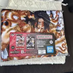 一番くじ　ワンピースカードゲーム　B賞 ブランケット　エース