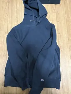 Champion Reverse Weave パーカー 赤タグ Lサイズ 黒