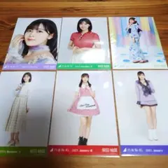 乃木坂46 生写真 柴田柚菜 まとめ売り ポロニット メガネ アメリカンダイナー