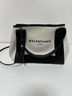 BALENCIAGA　コットンキャンバストートバッグ ネイビーカバスのサムネイル