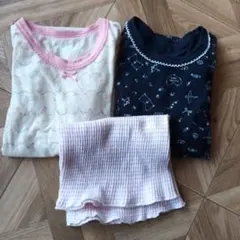 長袖シャツ　130　 2枚セット　＋腹巻