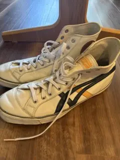 Onitsuka Tiger ハイカットスニーカー ホワイト/ブラック/オレンジ