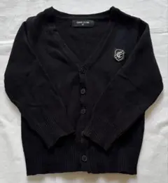 COMME CA ISM 黒カーディガン 90