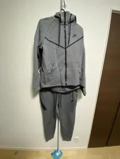 Nike テックフリース 廃盤　グレー ジャージ上下セット XL