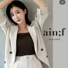 ain;f ジャケット　Mサイズ