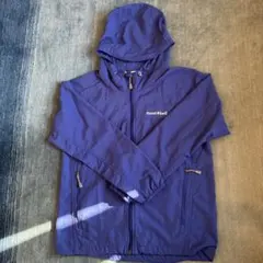 mont-bell フード付きジャケット Kid's 140 青