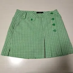 ビバハート　チェック柄　ゴルフスカート　キュロット　刺繍のサムネイル
