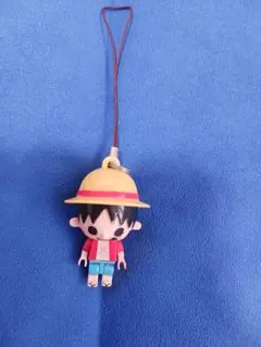 ルフィ ストラップ付きフィギュア(腕、足可動式)