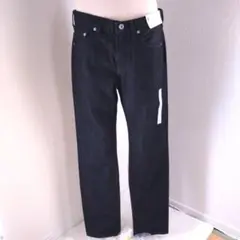 未使用タグ付き★GU 32インチ 2XL スリムフィットストレートジーンズ