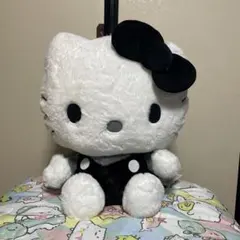 ハローキティ モノクロドール GJ 白黒キティ 特大ぬいぐるみ