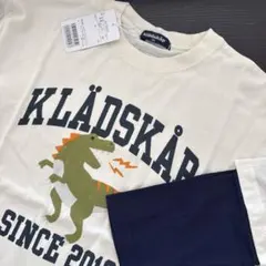 klädskåp 恐竜プリント 長袖カットソー　120