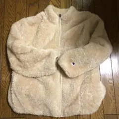 チャンピオン ボアフリースジャケット ベージュ