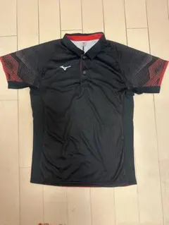 Mizuno ポロシャツ ブラック/レッド TOKYO