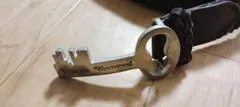 Vivienne Westwood 編み込みレザーベルト　鍵バックル