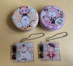 SPY×FAMILY アーニャボンド　 缶ケース　アクリルキーホルダー