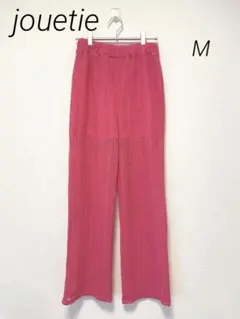 極美品　jouetie ジュエティ　ストレートパンツ　ショッキングピンク　Mのサムネイル