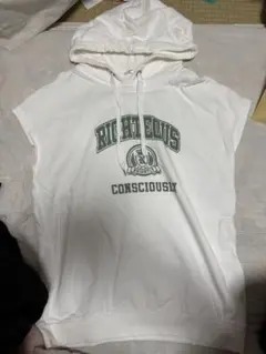 COLZA フード付きノースリーブ Tシャツ