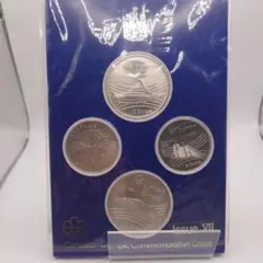 1976 カナダオリンピック記念銀貨 4枚セット - メルカリ