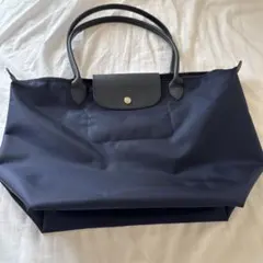 LONGCHAMP プリアージュネオ L ショルダーバッグネイビー