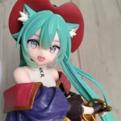 初音ミク　Wonderland　フィギュア　長靴を履いた猫