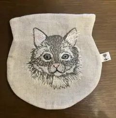 コーラル&タスク ポーチ シベリアンキャット コーラルアンドタスク × 猫村さんコラボレーションコレクション