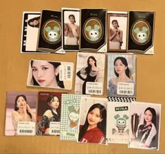 TWICEミナ トレカ、ステッカーセット