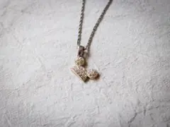 swarovski ヴィンテージネックレス　ミッキーイヤーハット