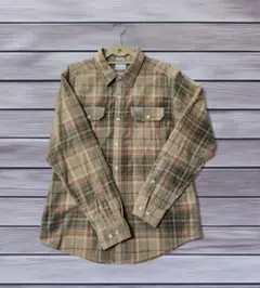 Columbia 長袖ネルシャツ ベージュ チェック