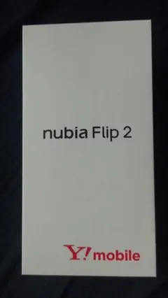 24時間以内発送 nubia Flip 2 ホワイト Y!mobile - メルカリ