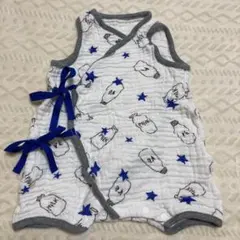 ベビー　ガーゼロンパース
