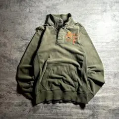 A&F Y2K アバクロ フェード スウェット グランジ ミリタリー