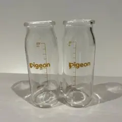Pigeon 哺乳瓶 100ml 2本セット　細いものです　￼産院　￼直付