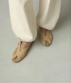 TODAYFUL ラフィアスライドサンダルのサムネイル