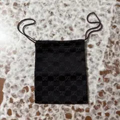 Gucci GGパターン 黒 ポーチ