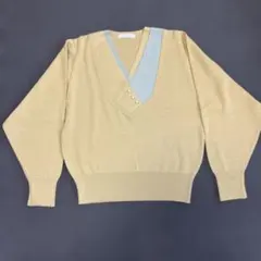 レトロ☆Vネックニット